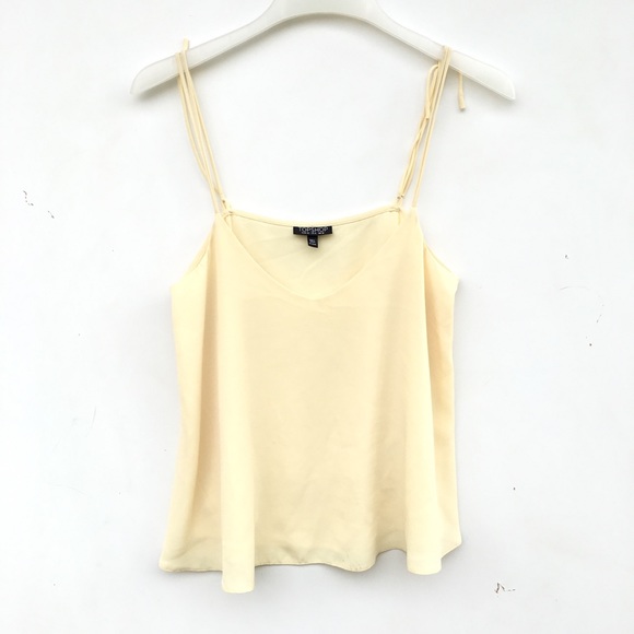 Topshop Tops - Topshop NWOT Banana Yellow Spaghetti Strap Tank